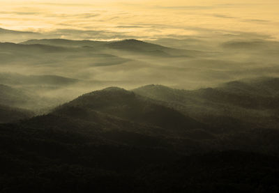 Scenic view of sunset