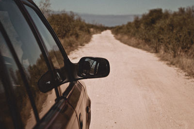 Cruising down a long and dusty road in south africa
