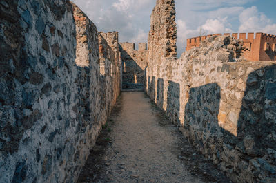 Old ruins against sky