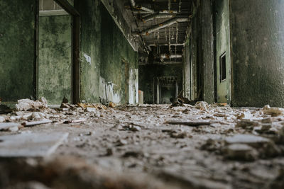 View of abandoned building
