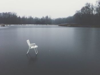 Scenic view of lake