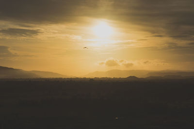 Scenic view of sunset