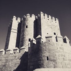 Low angle view of old building