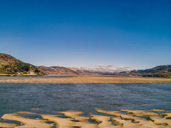 River estuary with dunes