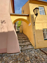 Entrance of building