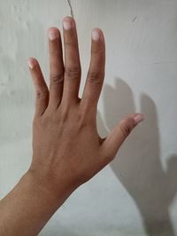 The finger of my left hand is ripe samo