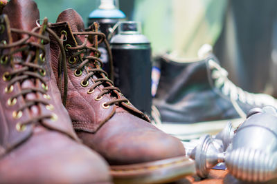 Close-up of shoes