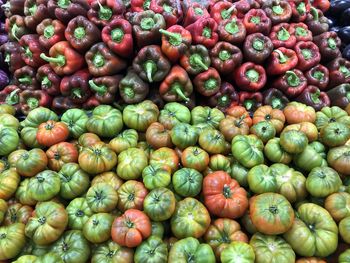 Full frame shot of vegetables for sale at market stall