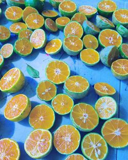 Full frame shot of multi colored fruits