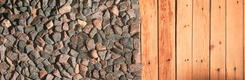 Full frame shot of wooden wall