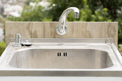 View of faucet in bathroom