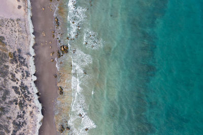 Aerial view of beach