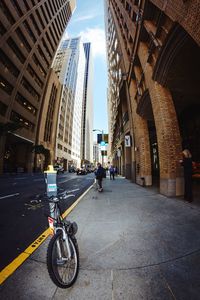 View of road in city