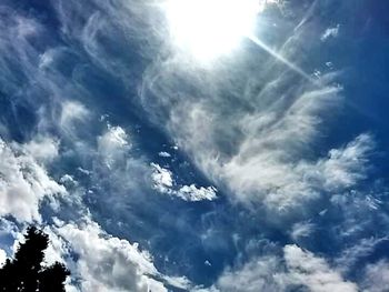 Low angle view of cloudscape