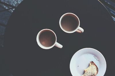 Coffee cup on table