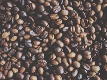 Full frame shot of coffee beans