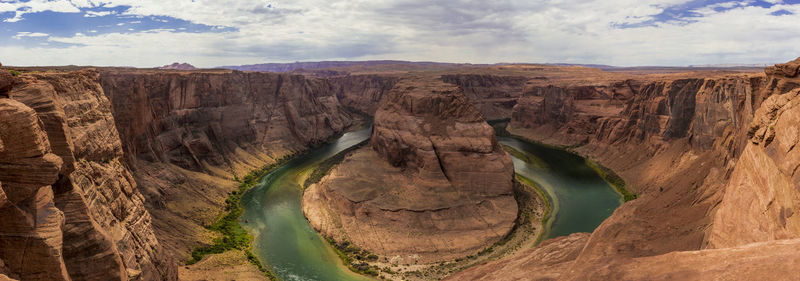 Panoramic view of landscape against sky