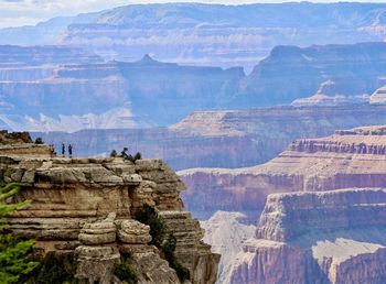 View of rock formations