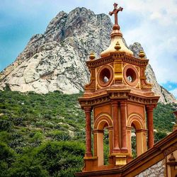 Low angle view of building against sky