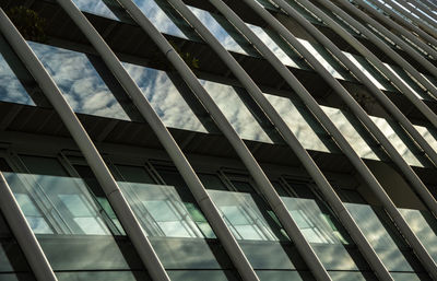 Low angle view of glass building