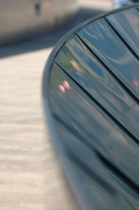 Close-up of car on road