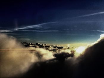 Scenic view of cloudy sky