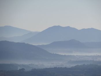 Scenic view of mountains