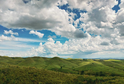 Scenic view of landscape against sky