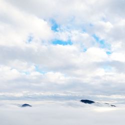 Low angle view of clouds in sky