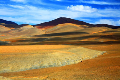 Mountains against sky