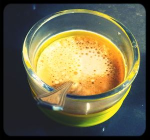 Close-up of coffee cup