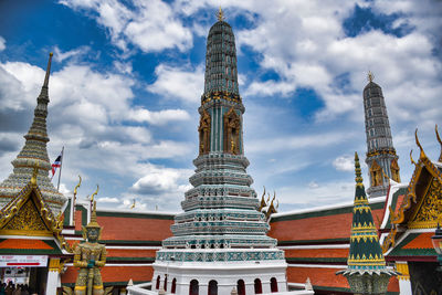 Traditional thai architecture created by artists who transform imagination to reality