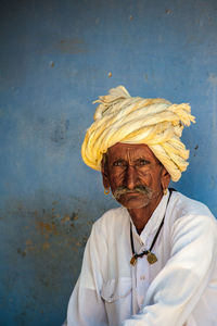 Close-up portrait of man