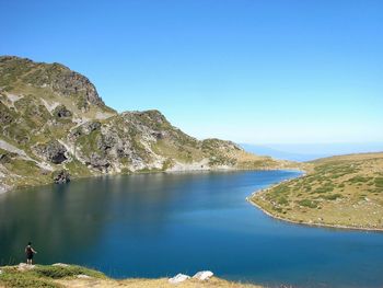 One of 7 rila lakes, called the kidney, rila mountain, bulgaria