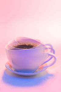 Close-up of coffee on table