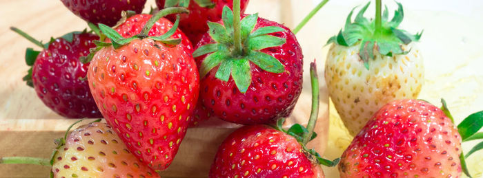 Close-up of strawberries