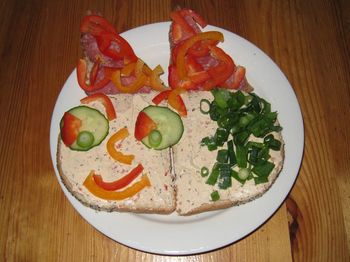 Close-up of served food