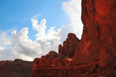 View of rock formations