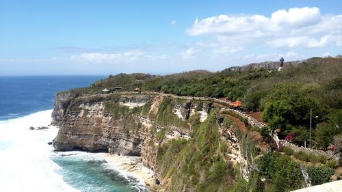 Panoramic view of sea against sky