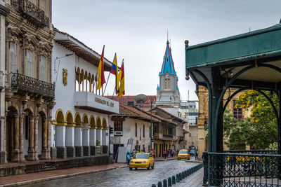 Buildings in city