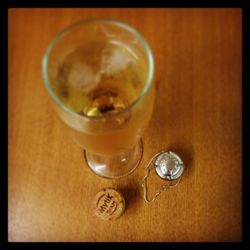 Close-up of drink on table