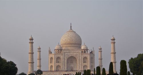 View of historical building against clear sky