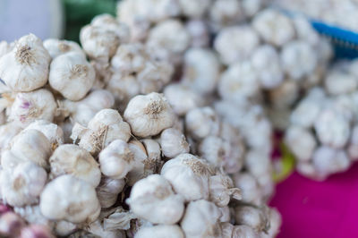 Close-up of blueberries for sale in market