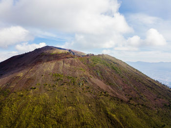 Scenic view of arid landscape against sky
