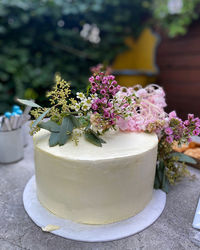 Close-up of potted plant on table