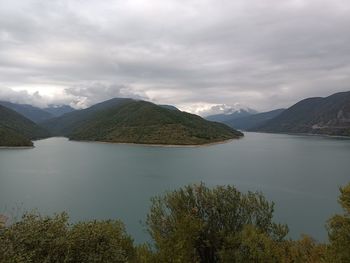 Zhinvali reservoir near to tblisi in georgia