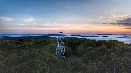 Scenic landscape  view  against sky during sunrise 