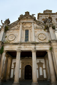 Low angle view of historical building