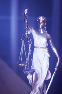 Close-up of lady justice