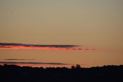 Scenic view of sky at sunset